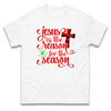 Jesus Is The Reason For Season Weihnachten T Shirt Lustiges Festliches Weihnachtsshirt Vintage Graphic Casual Stylish