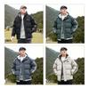Jeep Men's Hooded Windproof Cotton Padded Jacket