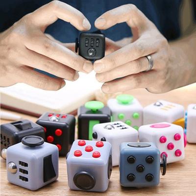 Anxiety Stress Relief Attention Decompression Plastic Focus Fidget Gaming Dice Toy for Children Adult Gift