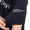 DESCENTE Smooth Mock Neck Short Sleeve Size LL Men's T-Shirt, Navy, (DX-C2501XB NV)
