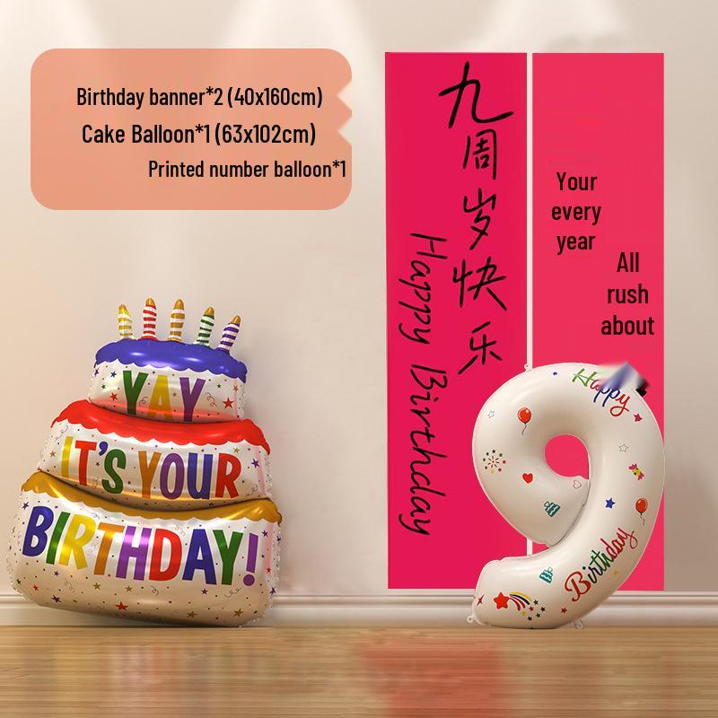 Colorful Thickened Spiral Twist Balloons for Baby's First Birthday Decoration