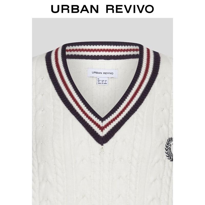 UR Women's V-Neck Cable Knit Sweater