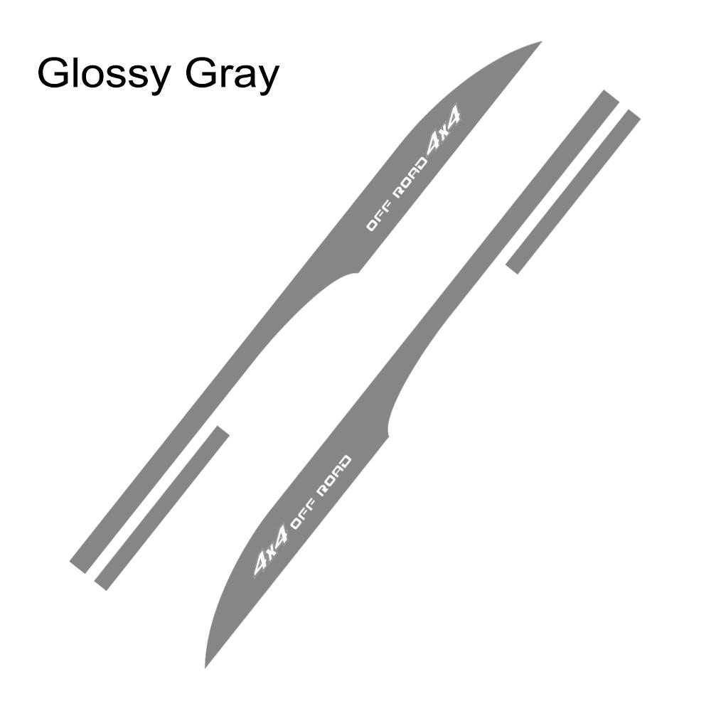 2PCS Car Side Door Stickers For Toyota FORTUNER 4x4 Off Road Cool Graphic Styling Tuning Auto Accessories Vinyl Film Decals