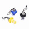 5Pcs Silicone Wine Stopper Portable Manual Vacuum Wine Bottle Plug Cork for Wine Bottle(Single Silicone Double Silicone )