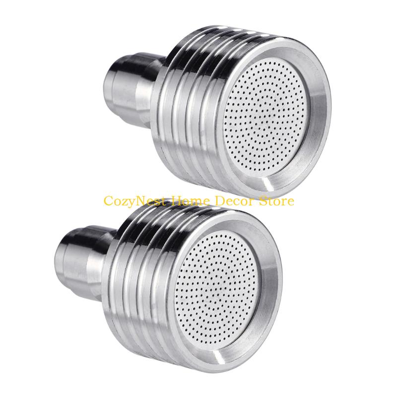 92MF 2Pcs Stainless Steel Power Washer Shower Nozzle 1/4inch Quick Connection Sprinkler For Car Washing And Garden Watering