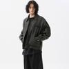 Customellow Gray Pigment Dying Blouson Cwuam25381gyd