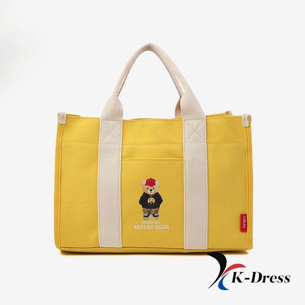 RaelaBear Korea Canvas Shoulder Tote Cross Bag