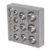 Steel Dapping Block Semi Circular Metal Forming Tool Doming Die Blocks for Jewelry Making