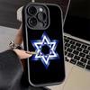 Phone Case for iPhone 17 Air 16E 15 16 Pro Max David Jewish Star Symbol Cover 14 Plus 13 12 Mini Soft Shell Silicone Fundas