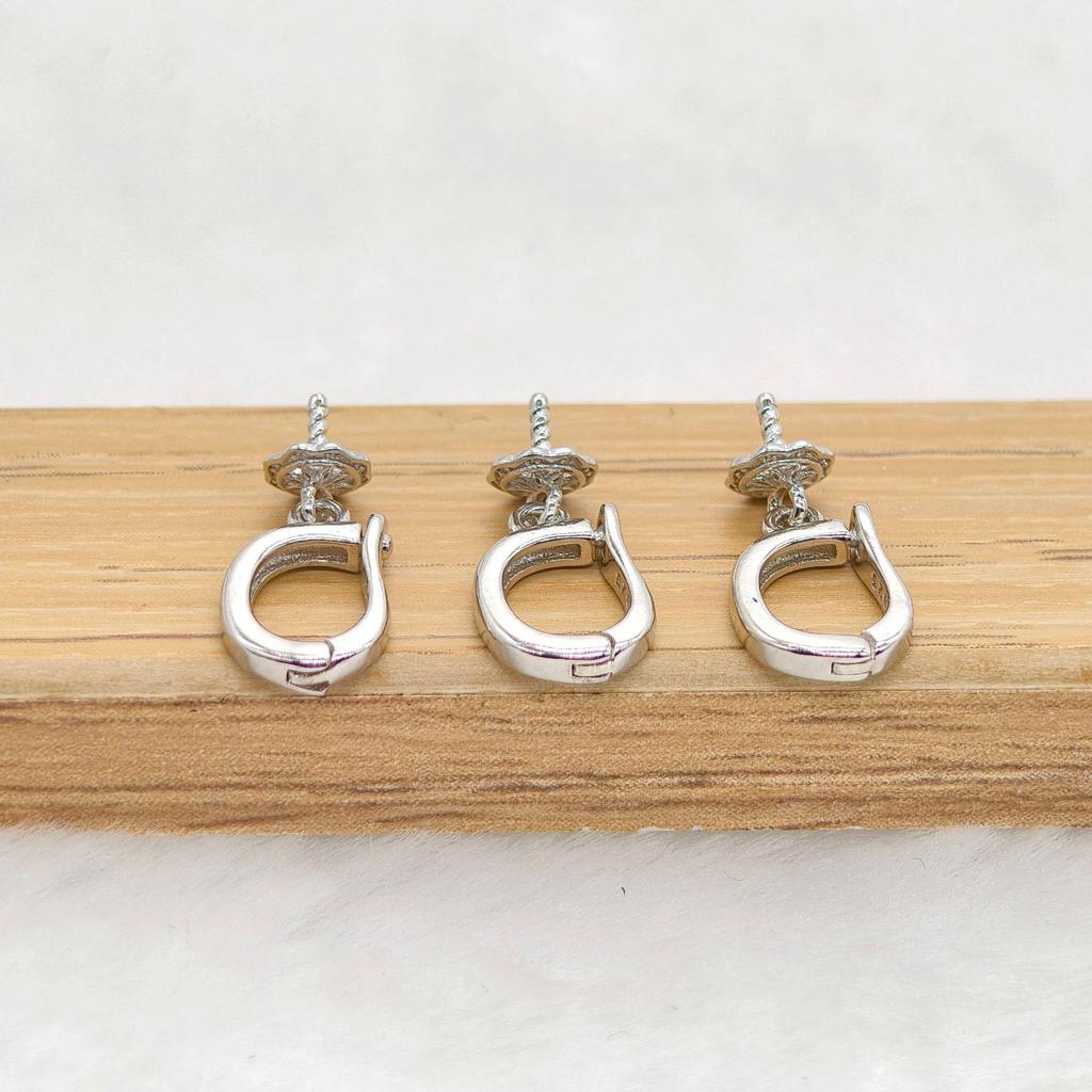 2025 Sterling Silver S925 Pearl Agate Bead Rope Universal Buckle Holder