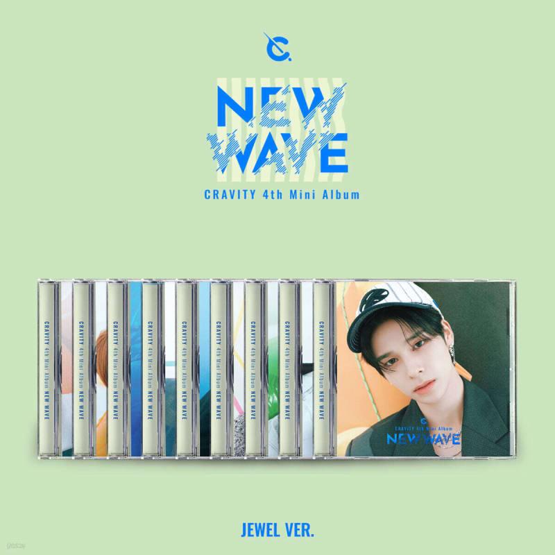

CRAVITY - 4th Mini Album: NEW WAVE [Jewel ver.] [1 out of 9 randomly sent]