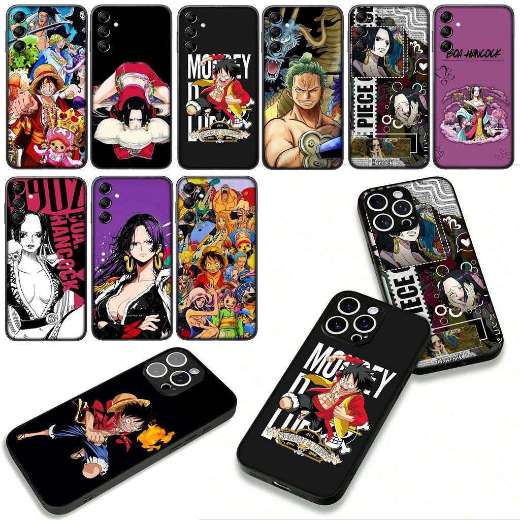 Cover for OPPO A54 A40 A60 A80 A18 A16 A17 A38 A78 A79 A57 A55 A3 Pro A96 A15 A12 Phone Case Zoro One Boa Hancock Pieces Luffy