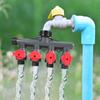 4 Way 4 Way Hose Splitter Plastic Garden Hose Splitter Durable Water Tap Splitter  Home Garden