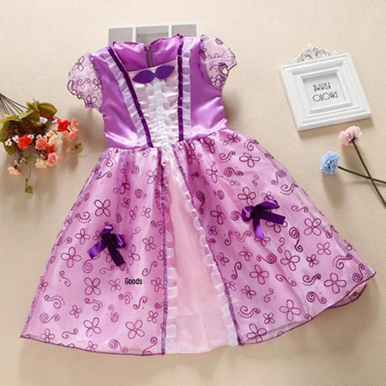 Vestito Estivo da Bambina Principessa Frozen - Costume Formale & per Esibizioni