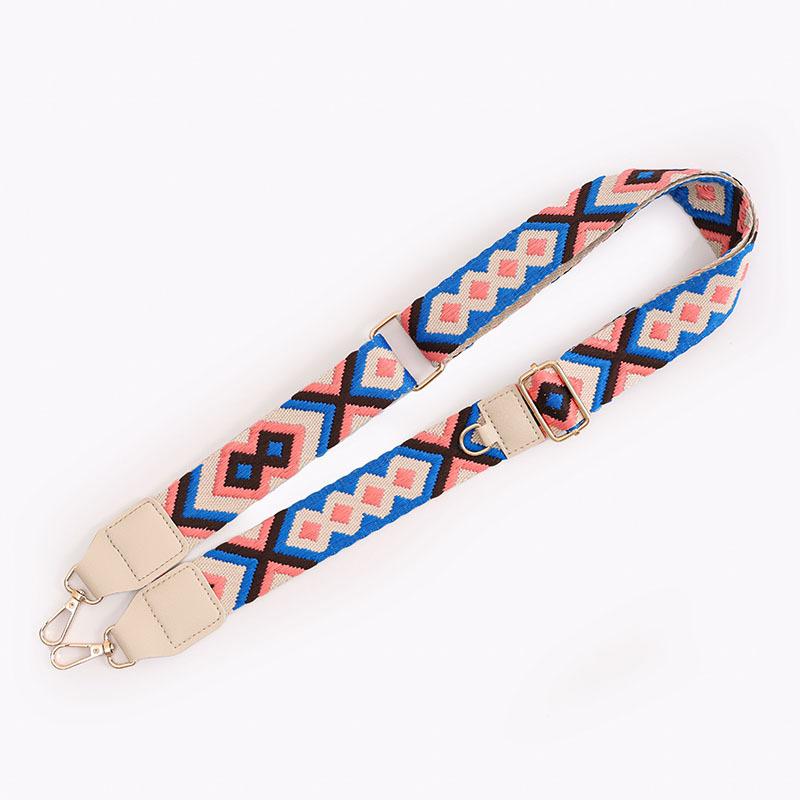 Mobile Phone Strap Ethnic Style Wide Crossbody Shoulder Strap Women's Bag Replacement Strap Shoulder Luggage Accessories