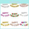 Merry Christmas Balloons And Happy New Year Party Decoration For Festive Celebrations