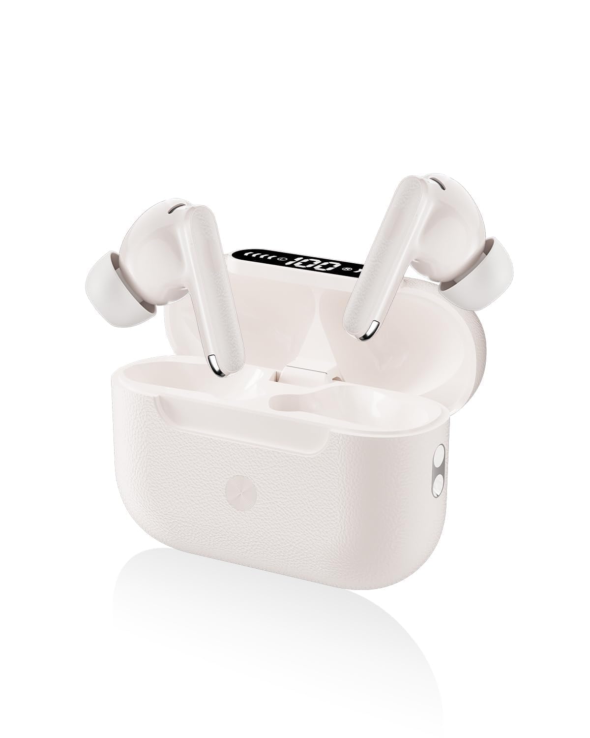 

[New for 2026] EQZ Wireless Earbuds, Bluetooth 5.4 Earphones, V17, Open-the-Lid Connection, Bluetooth, Active Noise Cancellation up to 40dB, LED