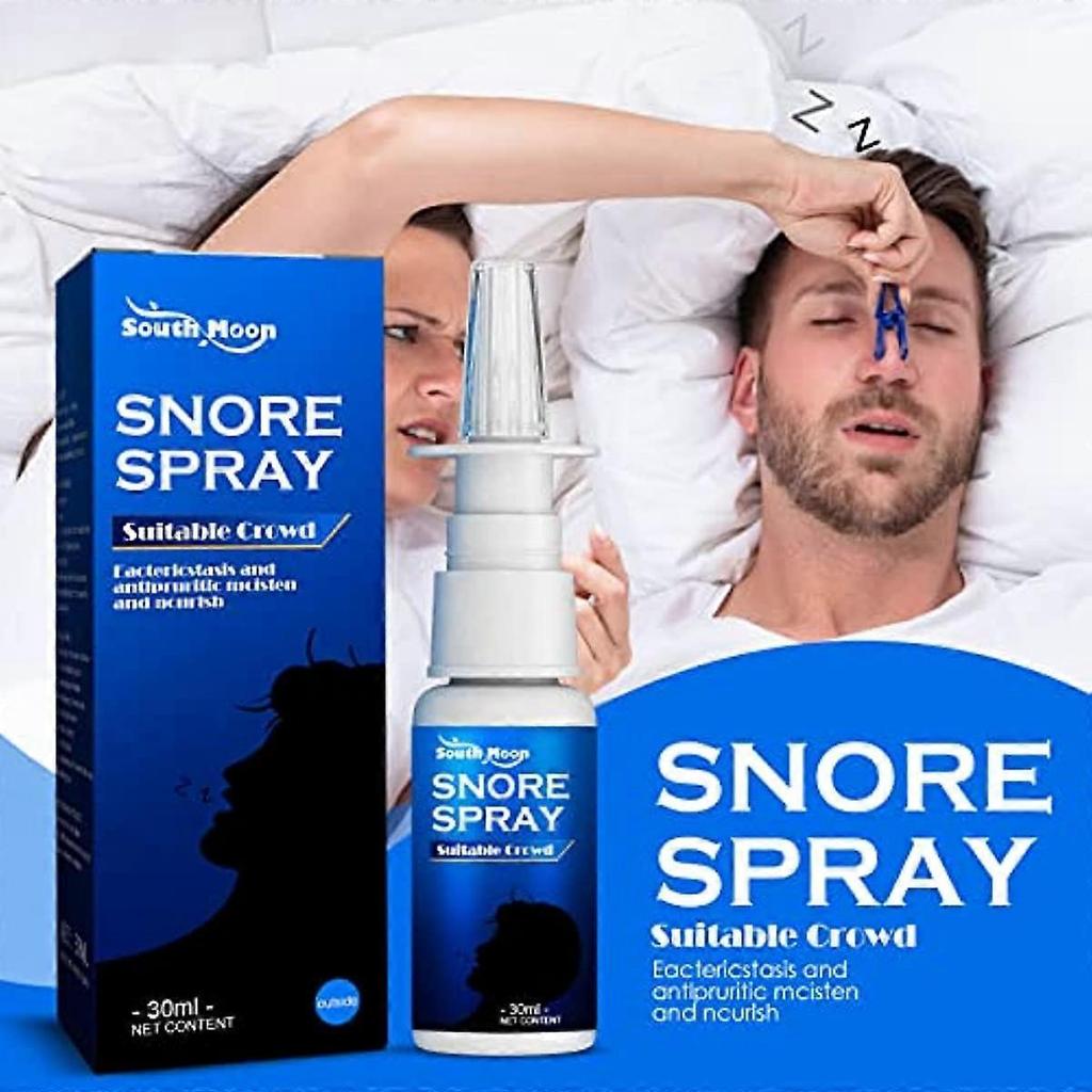 Herb Sleep Anti Snoring Spray, Herb Sleep Anti Snoring Spray, South Moon Anti Snoring Spray for Women & Men, Herbal Anti-snoring Spray for Nose and Mo