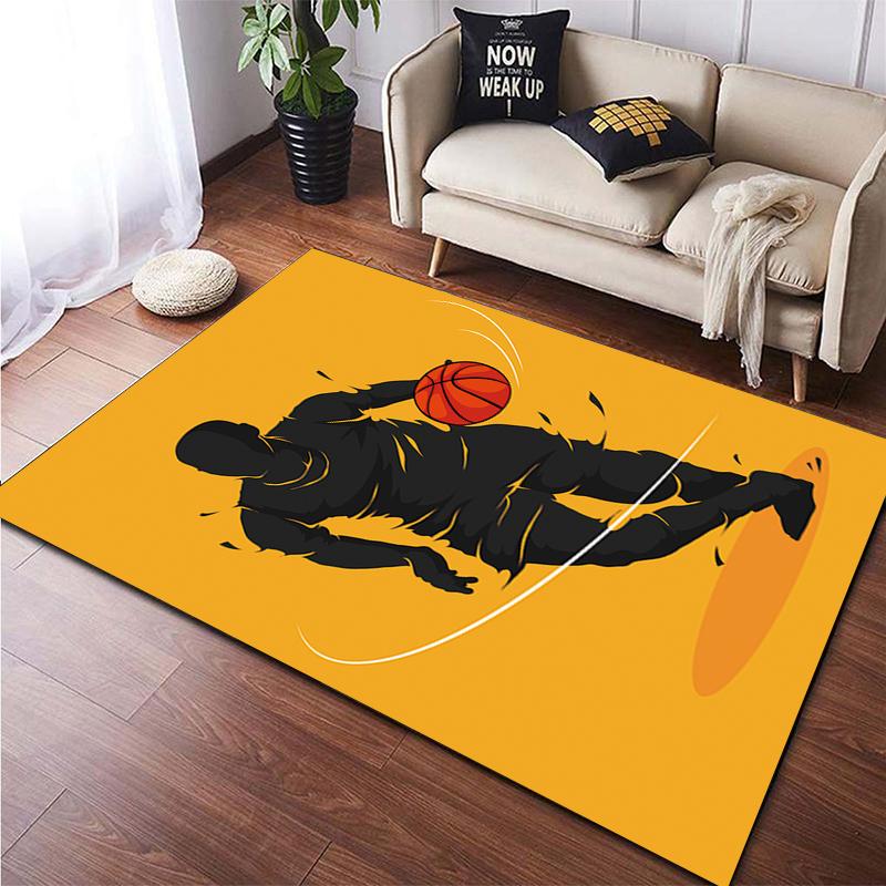 Basketball HD Printed Area Large Rug ,Carpet for Living Room Bedroom Sofa Decoration Non-slip Floor Mats Dropshipping Alfombras