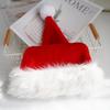 Christmas Hats for Kids and Adults – Short and Long Plush, Non-Woven Fabric, Festive Party Decorations