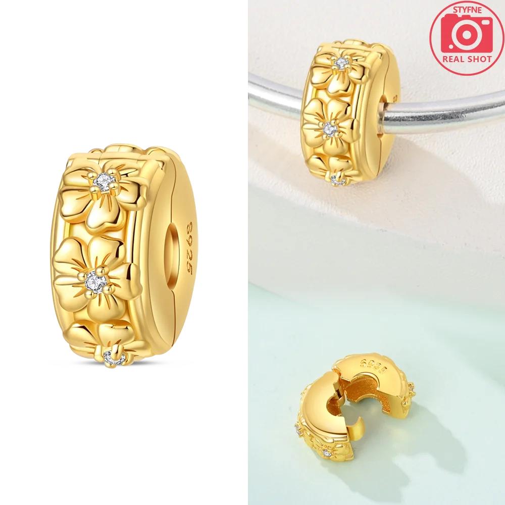 Original Copper Sun Leopard Gold Diy Charms Beads Inlaid Zircon Pendants Fit Bracelet Diy Jewelry Women Gift
