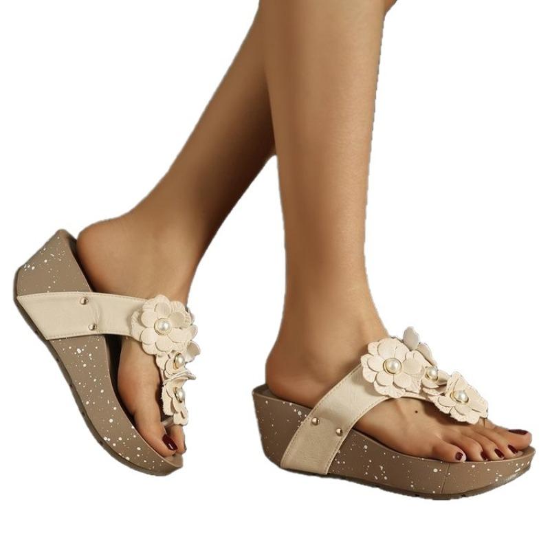 Plus Size Shoes for Women Elegant Summer Platform Wedges Slippers Women 36-43 Casual Beach Sandals Non-slip Shoes