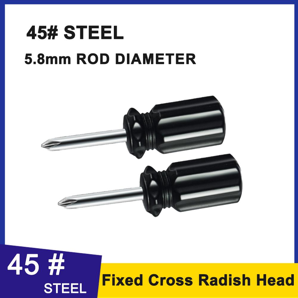 Nr. 45 Stahl Vergütet mit Magnetisch 8 cm lang Rübenkopf Fest Kreuzschlitzschraubendreher mit Durchmesser von 5,8 mm Länge 36 mm
