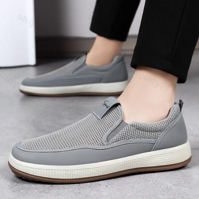 Mode Herren Freizeitschuhe 2025 Mode Herren Freizeit Sneaker Weiche Sohle Mesh Atmungsaktiv Outdoor Rutschfest Bequeme Laufschuhe