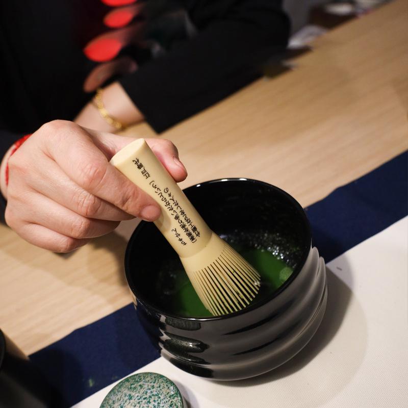 Harpiks Matcha Visp Gjenbrukbar Langt Håndtak Grønn Te Pulvervisp Tradisjonell Matcha Grønn Te Børster Tesett Tilbehør