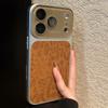 Leopard Print Leather Texture Phone Case For For Iphone 17 16 1 14 Pro Max 13 Crystal lens protection Shockproof Matte Cover