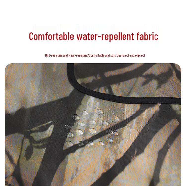 Oil-Proof Sleeveless Kitchen Apron: Dirt-Resistant, Splash-Guard Cooking Workwear for Catering