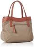 Tote Recycled Round Size Beige [Isaac] Bag, Nylon, Tote, S, Women's,