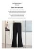 Women's Plus Size High Waist Micro-Flare Pants - Slimming Spring Suit Casual Long Pants