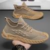 Spring and autumn lightweight breathable non-slip men's shoes Breathable mesh casual sports shoes walking running men's shoes