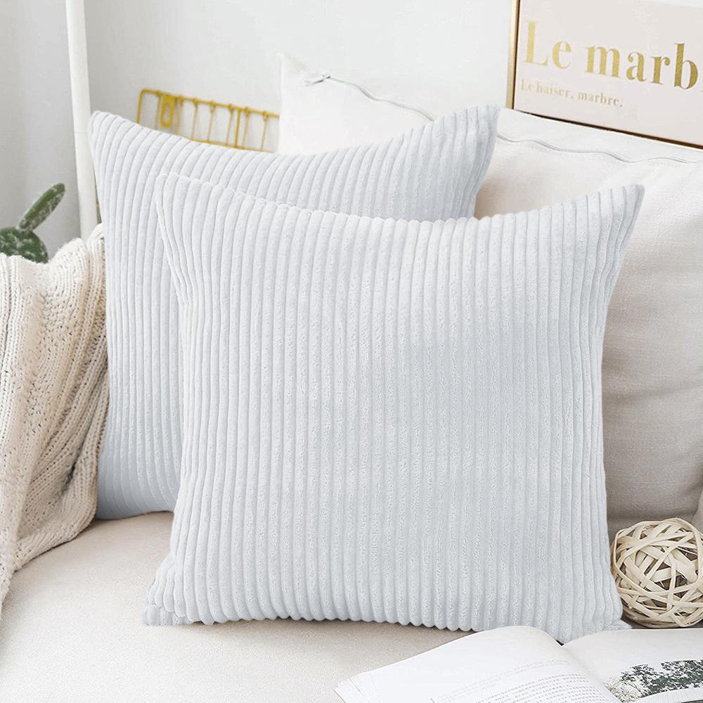 2026 Mutil Size Corduroy Pillow Cover Soft Plush Flannel Cushion Cover Fluffy Couch Pillow Case for Sofa Living Bed Room Decor