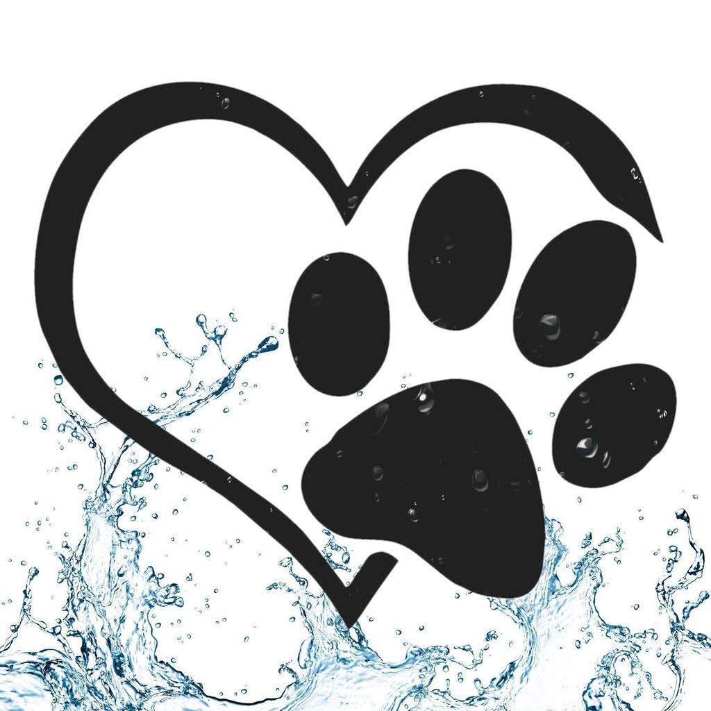 Dog Paw Waterproof Car Sticker Cute Dog Cat Paw Paw Sticker Heart Car Window