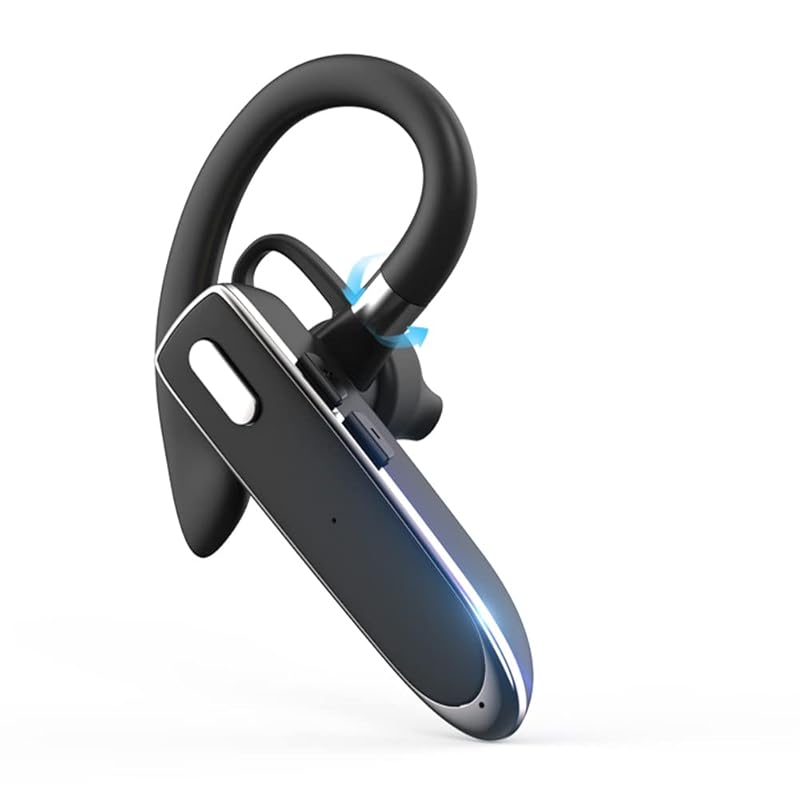 

bluetooth headset wireless earphones one ear Bluetooth5.3 ear hook type Ear hook 180° rotation For both left and right ears 13g lightweight 15 hours
