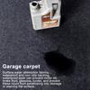 Outdoor Storage Shed Floor Mat Waterproof Felt Mat Non-Slip Shed Flooring Mat for Patio Furniture Carport Flooring Protects from Oil Dust Wear