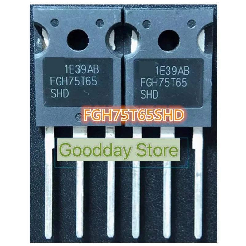5PCS New imported original FGH75T65SHD FGH75T65 transistor welding machine IGBT power tube 75A/650V