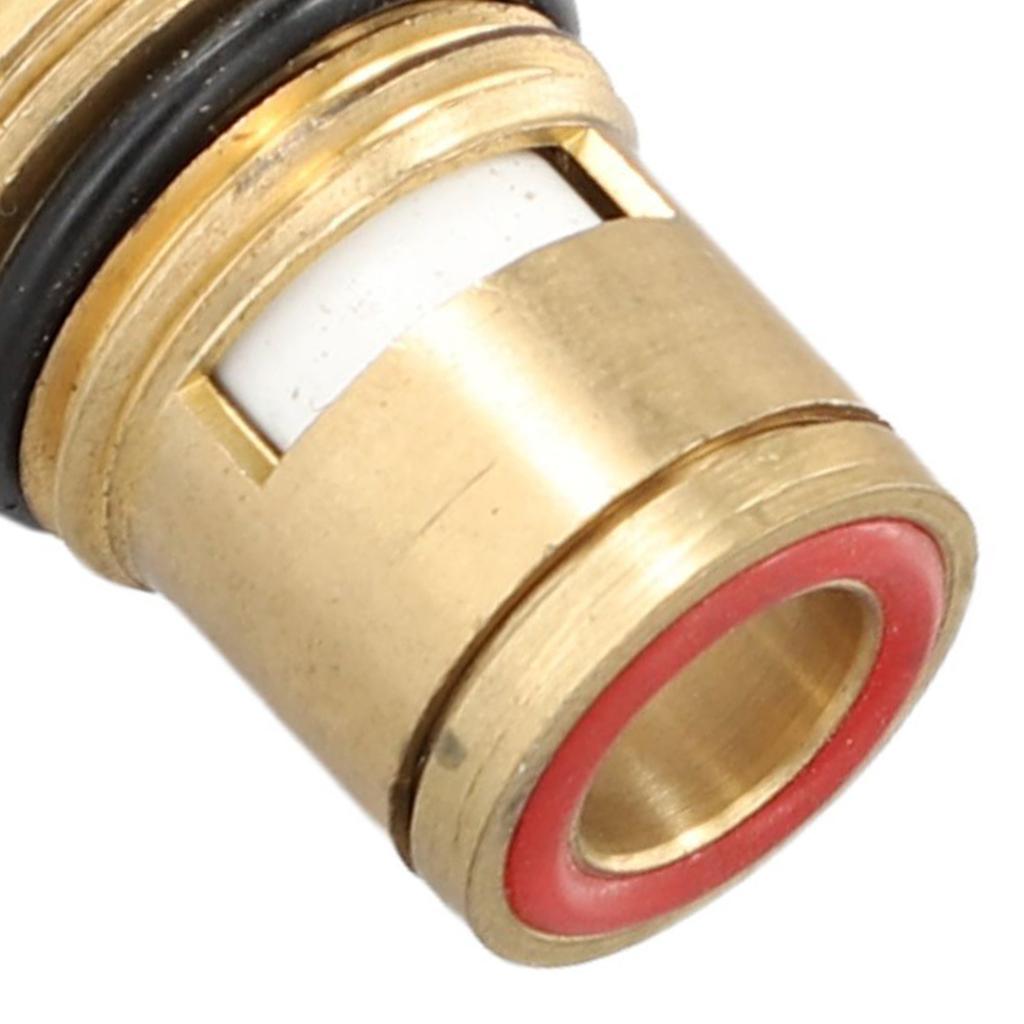 Kitchen Tap Valve Quarter Turn Insert Anti-clockwise Brass
