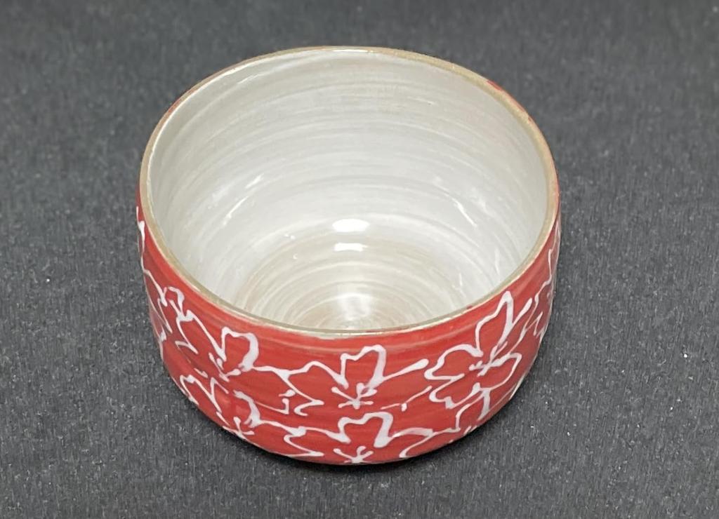 Matcha Diameter X Height Mai Sakura Mino Made In Japan Ale-net Bowl, 11.8cm 7.7cm, (Red), Ceramic, Ware,