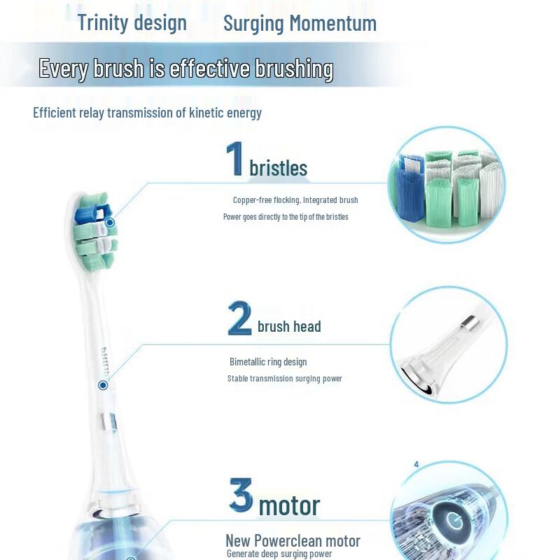 PHILIPS Sonic Electric Toothbrush DiamondClean 3 Series CN plug (adapter included)