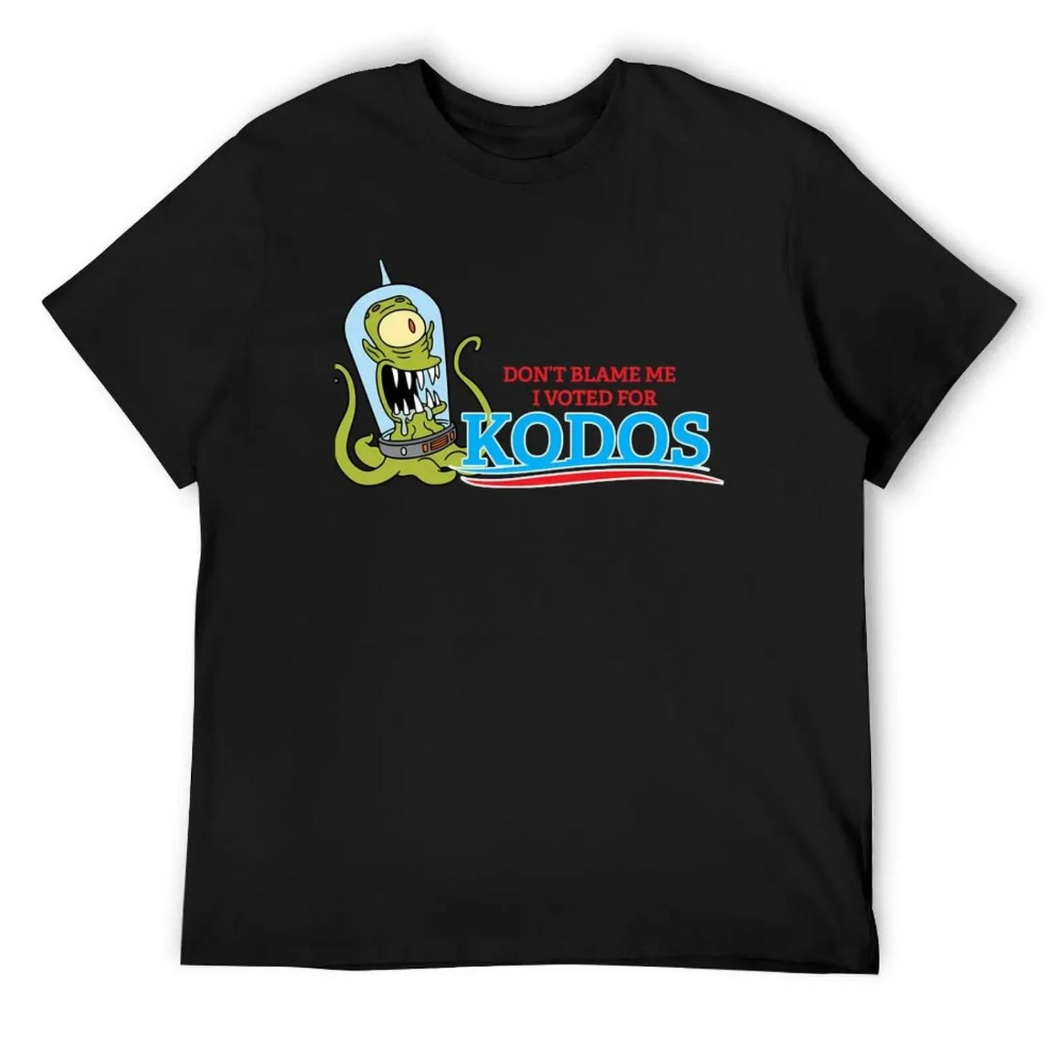 

Don t Blame Me I Voted For Kodos T-Shirt croswit shirt man Anime t-shirt Louboutins korean fashion designer t shirt men XXXXXL чорний