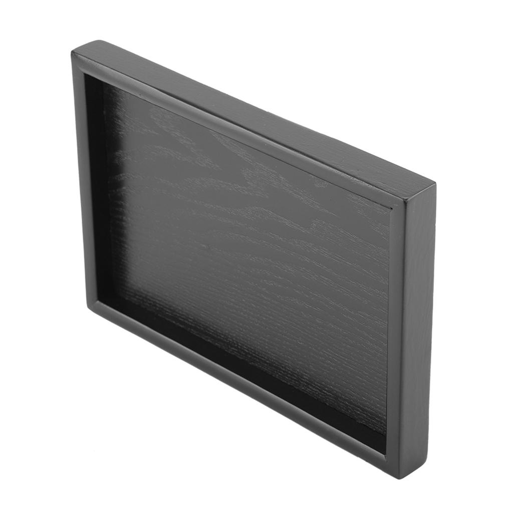 Rectangle Shape Solid Wood Tea Coffee Snack Food Meals Serving Tray Plate Restaurant Trays