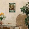 Vintage Cat Coffee Metal Poster 12x8 inch Wall Decor for Kitchen Bar Garage