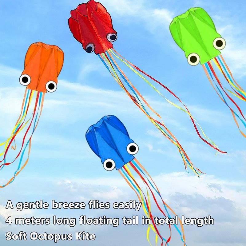 1 Conjunto Pipa Polvo Estereoscópica 3D Brinquedos de Pipa Para Crianças Nylon Ripstop Pipa Peixe Pipa Inflável Koi Pipa Macia ao Ar Livre