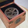 Brass Compass In Wooden Gift Box  Nautical Accessory Marine Enthusiasts  Boat  Gift for Sailors Office Decor