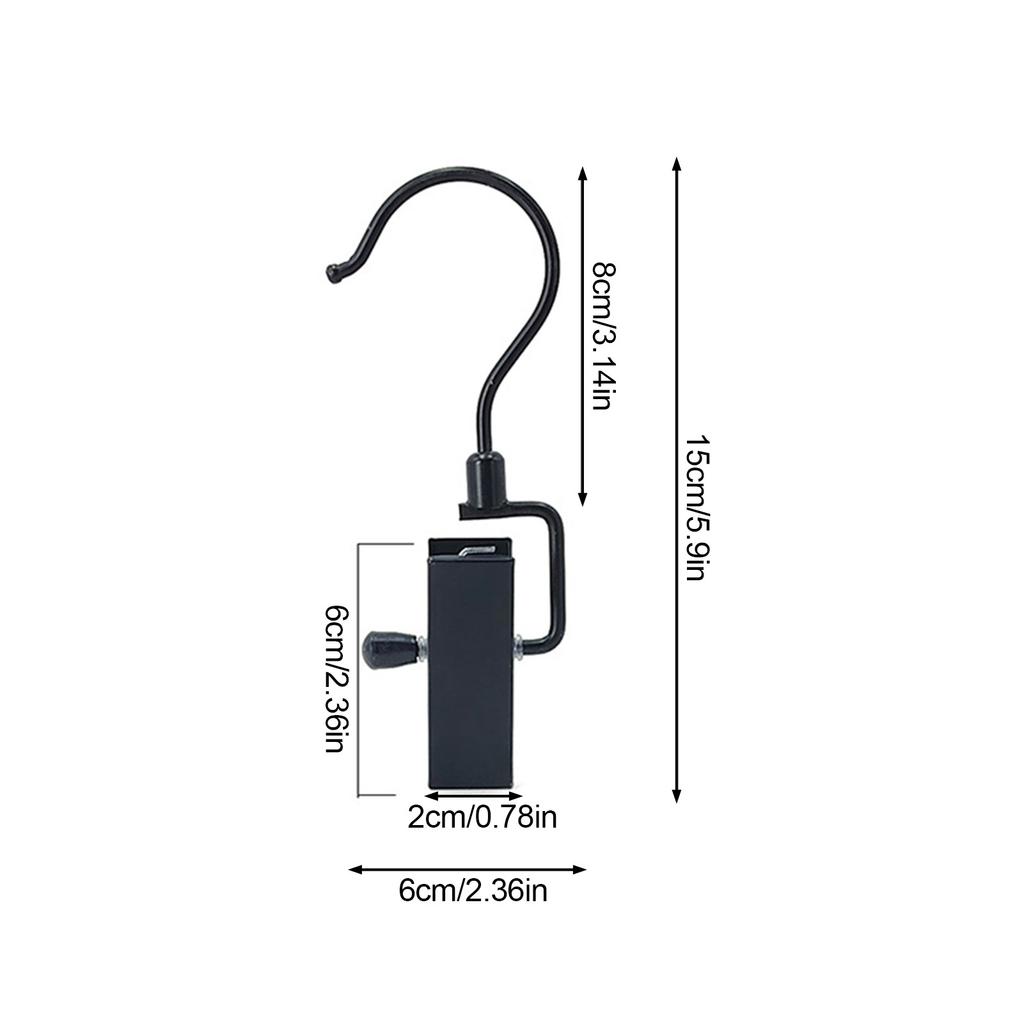 Wäscheklammern Wäscheklammern mit Aufhängehaken Tragbare Bügel Hosenbügel Kleiderschrank Wäsche-Organizer Platzsparer für Schrank