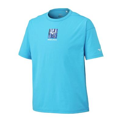 Training Wear Soft Dry Blue T-Shirt, Moisture-Wicking, Quick-Drying, 32MAC033,