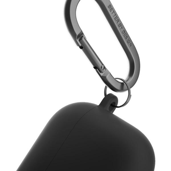 UNIQ Nexo AirPods 4 + Ear Hooks Silicone case black/black